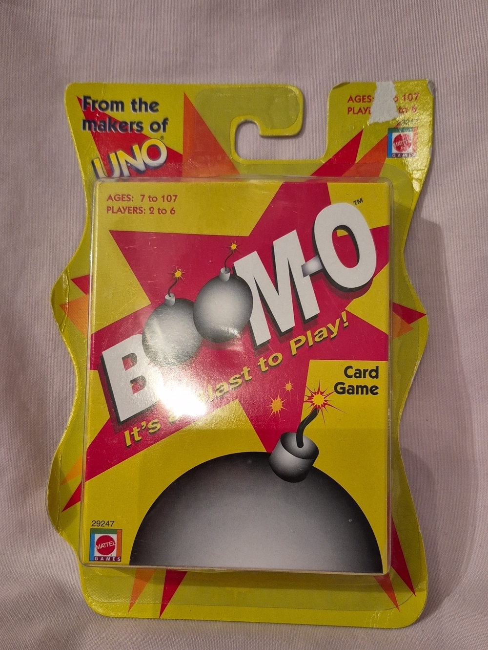 Vintage 2000 BOOM-O Card Game by Mattel